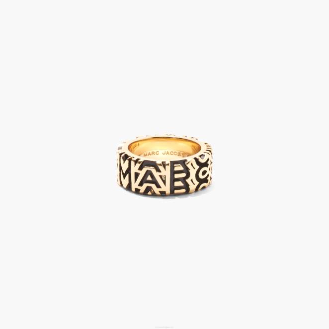la bague gravée monogramme Marc Jacobs R8NP458
