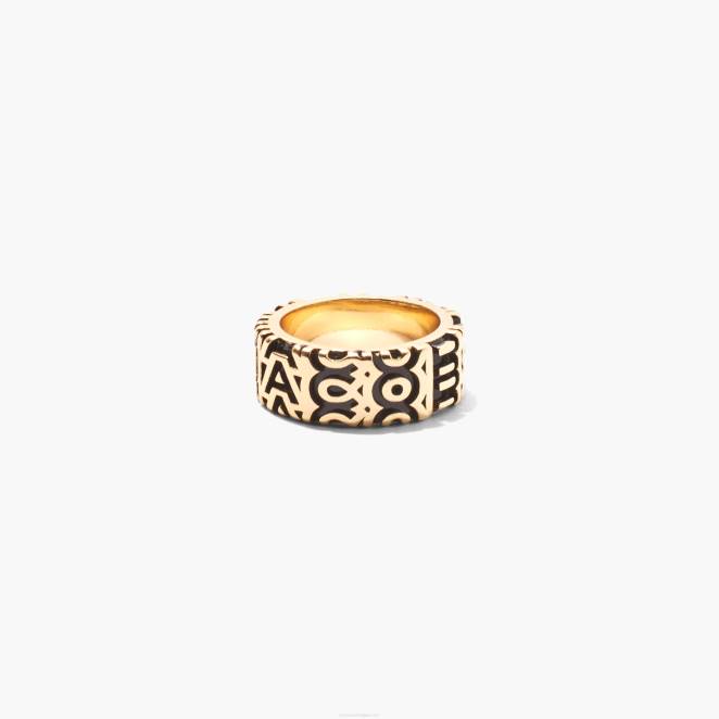 la bague gravée monogramme Marc Jacobs R8NP458