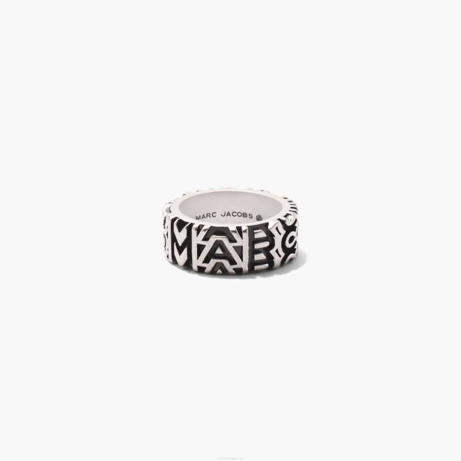 la bague gravée monogramme Marc Jacobs R8NP459
