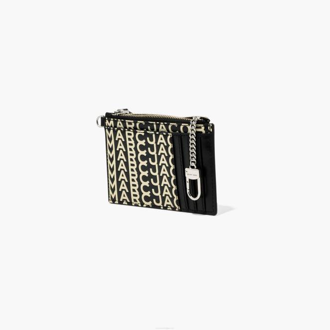 le bracelet zippé en cuir monogrammé Marc Jacobs R8NP306