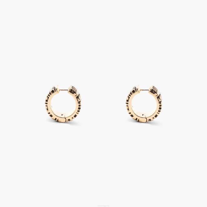 les créoles gravées du monogramme Marc Jacobs R8NP438