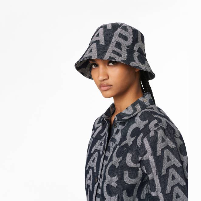 le bob en denim à monogramme Marc Jacobs R8NP393