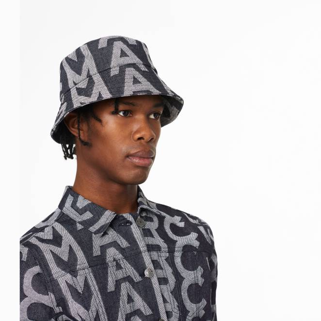 le bob en denim à monogramme Marc Jacobs R8NP393