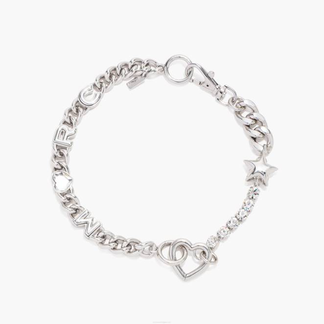 le collier chaîne coeur charmé Marc Jacobs R8NP417