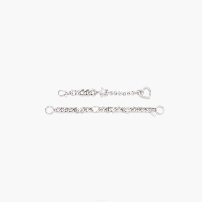 le collier chaîne coeur charmé Marc Jacobs R8NP417