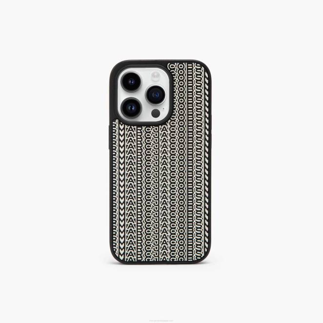 coque iphone 14 pro 3d monogramme Marc Jacobs R8NP402