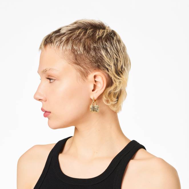 les boucles d'oreilles du tote bag Marc Jacobs R8NP434
