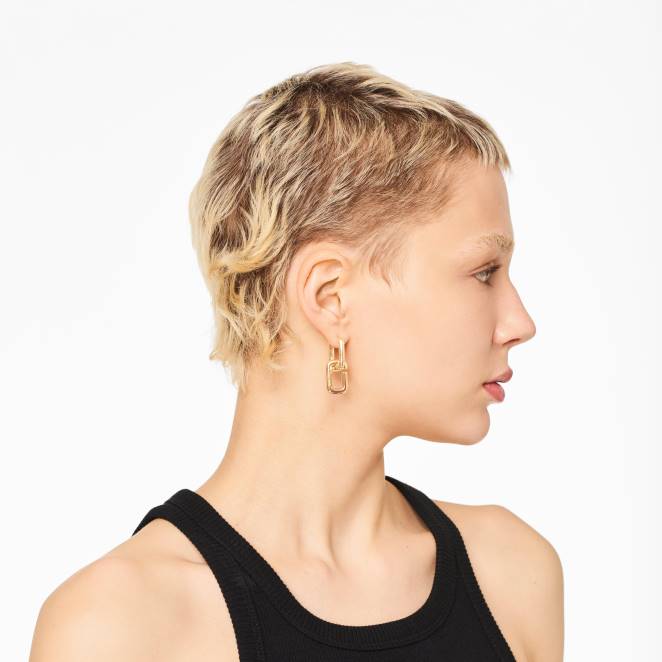 les boucles d'oreilles à maillons Marc Jacobs R8NP436