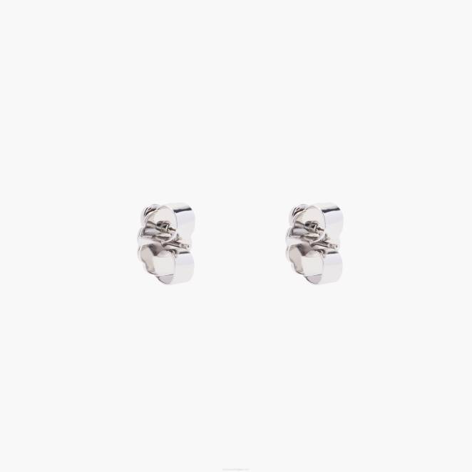les boucles d'oreilles puces cœur charmé Marc Jacobs R8NP442