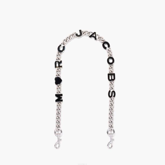 la bandoulière en chaîne avec breloque cœur Marc Jacobs R8NP364