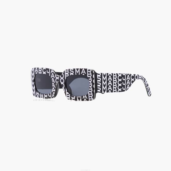 les lunettes de soleil rectangulaires à monogramme Marc Jacobs R8NP391