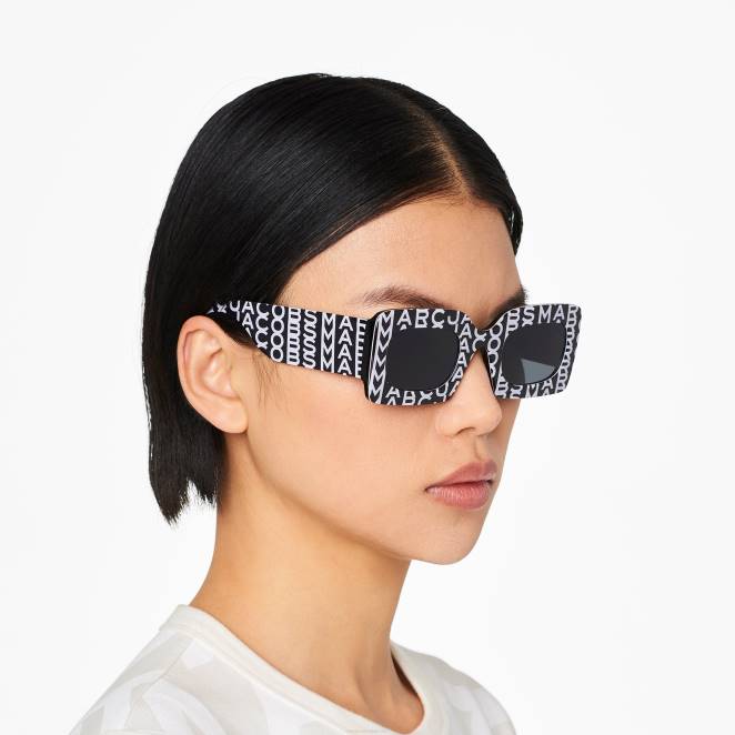 les lunettes de soleil rectangulaires à monogramme Marc Jacobs R8NP391