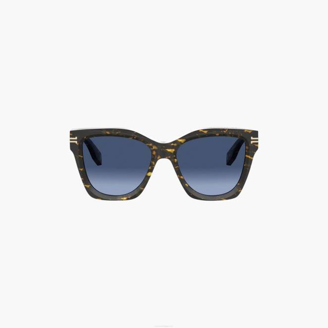lunettes de soleil carrées oversize à bordure iconique Marc Jacobs R8NP389
