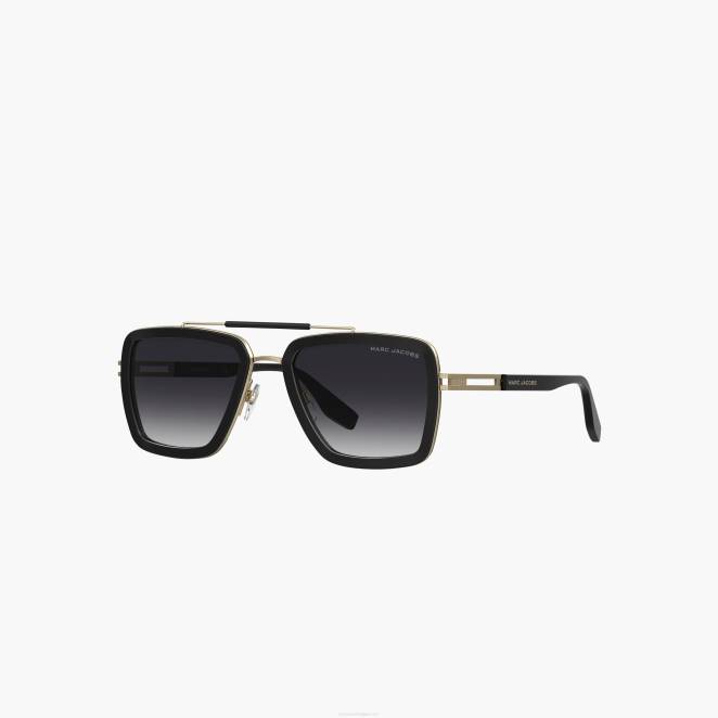 lunettes de soleil pilote carrées icon Marc Jacobs R8NP381