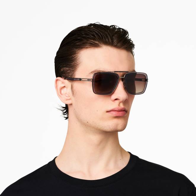 lunettes de soleil pilote carrées icon Marc Jacobs R8NP382