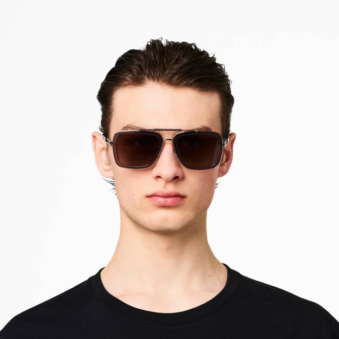 lunettes de soleil pilote carrées icon Marc Jacobs R8NP382