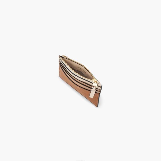 le porte-cartes zippé color block slim 84 Marc Jacobs R8NP329