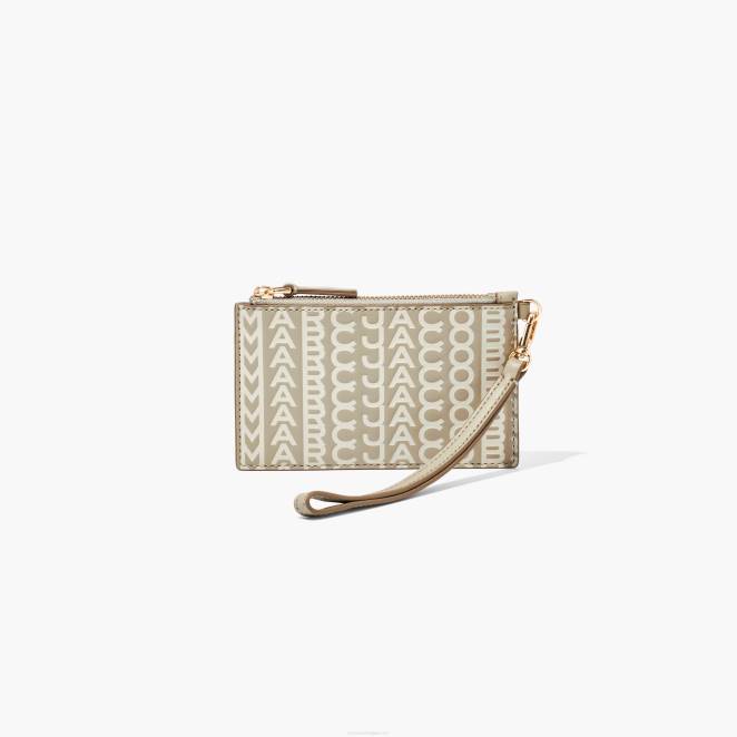 le bracelet zippé en cuir monogrammé Marc Jacobs R8NP269