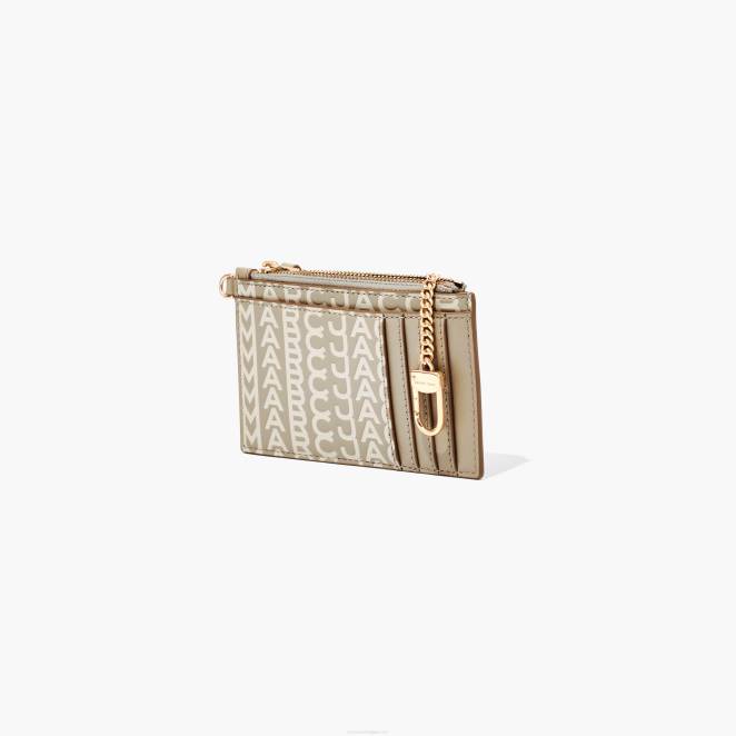 le bracelet zippé en cuir monogrammé Marc Jacobs R8NP269