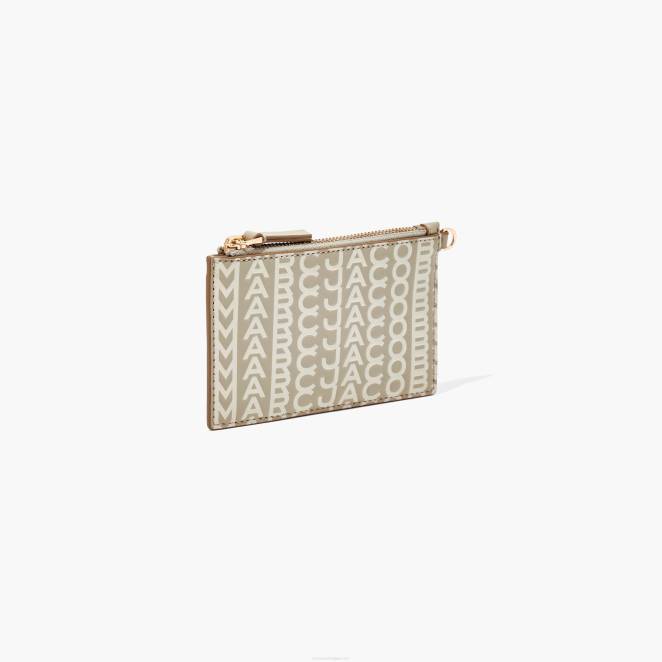 le bracelet zippé en cuir monogrammé Marc Jacobs R8NP269