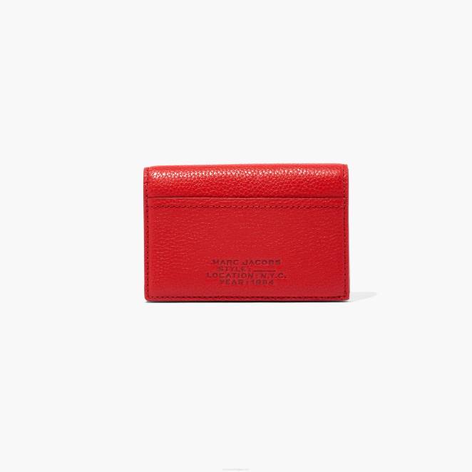 le petit portefeuille à deux volets en cuir Marc Jacobs R8NP288