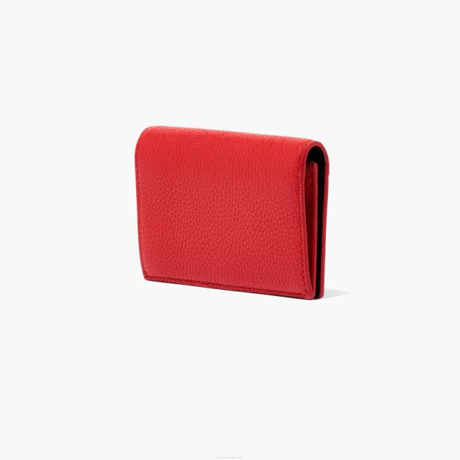 le petit portefeuille à deux volets en cuir Marc Jacobs R8NP288