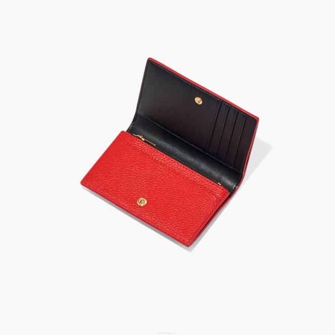 le petit portefeuille à deux volets en cuir Marc Jacobs R8NP288
