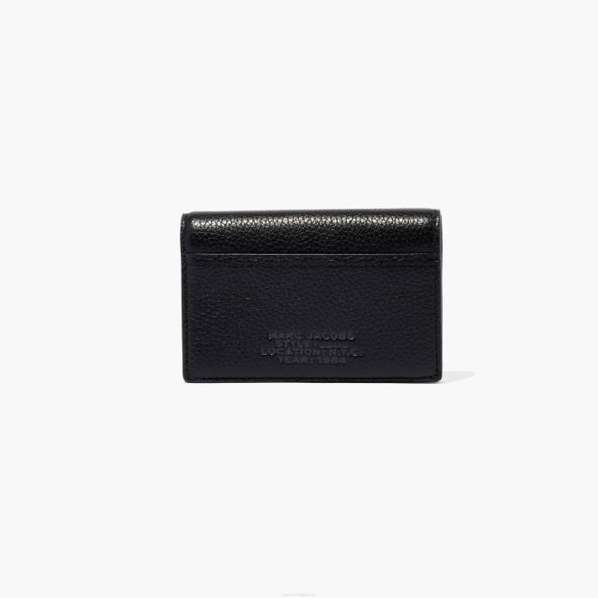 le petit portefeuille à deux volets en cuir Marc Jacobs R8NP297