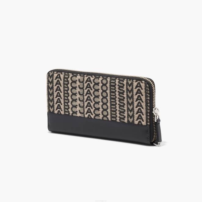 le portefeuille à bracelet continental en jacquard monogramme Marc Jacobs R8NP256