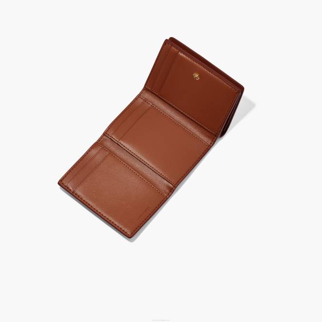 le portefeuille moyen à trois volets en cuir Marc Jacobs R8NP233