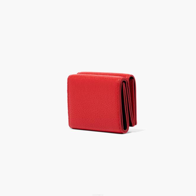 le portefeuille moyen à trois volets en cuir Marc Jacobs R8NP243