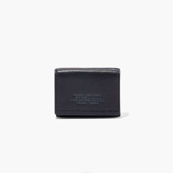 le portefeuille moyen à trois volets en cuir Marc Jacobs R8NP244