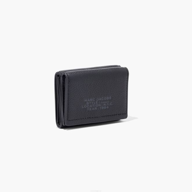 le portefeuille moyen à trois volets en cuir Marc Jacobs R8NP244
