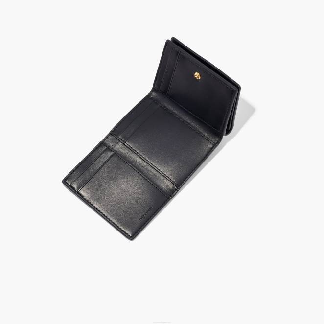 le portefeuille moyen à trois volets en cuir Marc Jacobs R8NP244