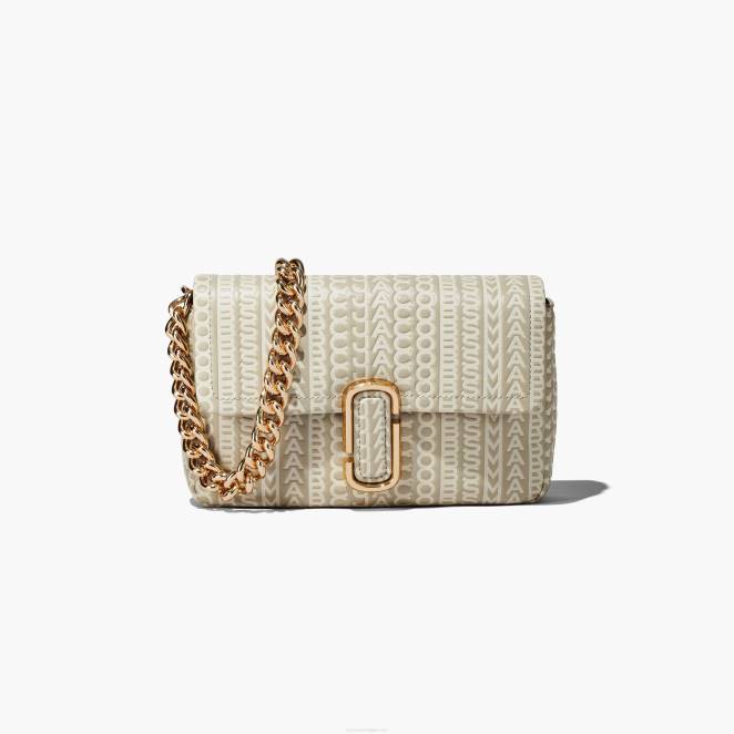 le sac porté épaule en cuir à monogramme Marc Jacobs R8NP196