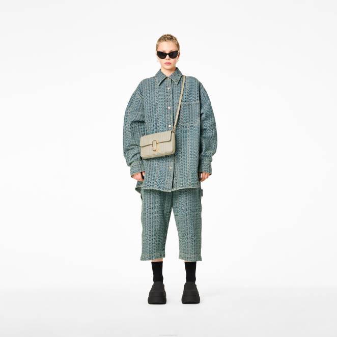 le sac porté épaule en cuir à monogramme Marc Jacobs R8NP196