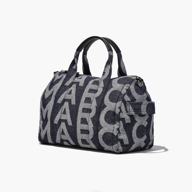 sac de sport moyen en denim à monogramme Marc Jacobs R8NP510