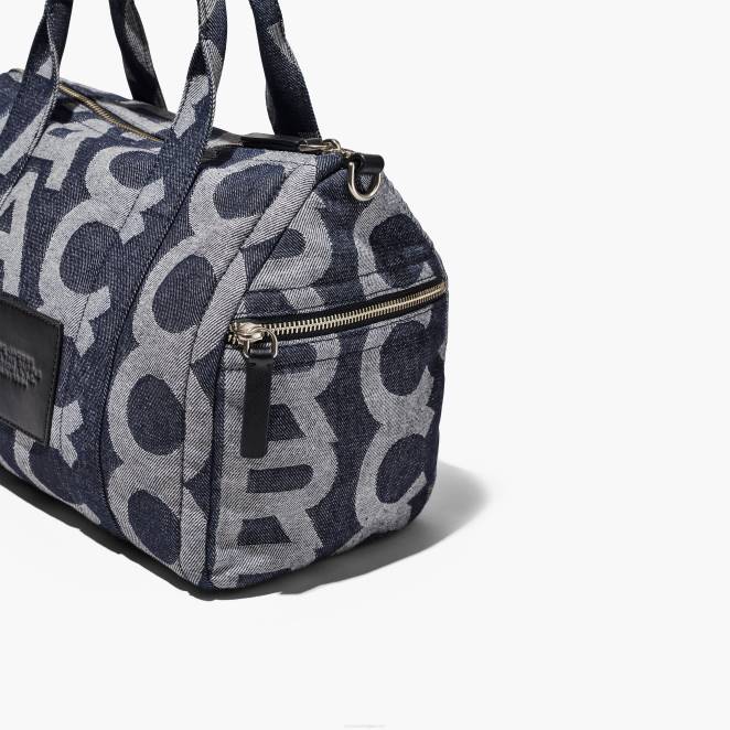 sac de sport moyen en denim à monogramme Marc Jacobs R8NP510