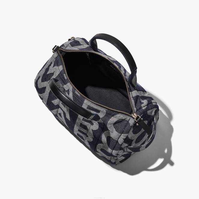 sac de sport moyen en denim à monogramme Marc Jacobs R8NP510