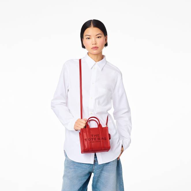 le micro cabas en cuir Marc Jacobs R8NP23