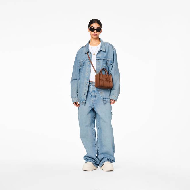 le micro cabas en cuir Marc Jacobs R8NP31