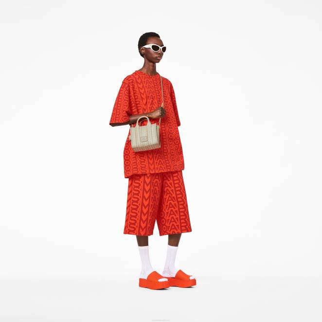 le micro cabas en cuir à monogramme Marc Jacobs R8NP77