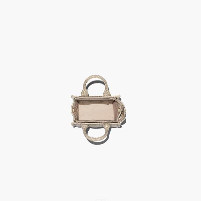 le micro cabas en cuir à monogramme Marc Jacobs R8NP77