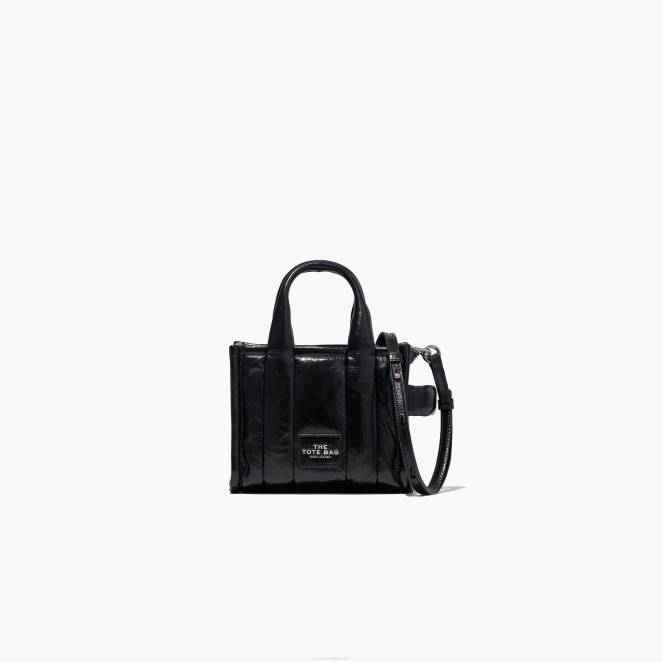 le micro fourre-tout froissé brillant Marc Jacobs R8NP115