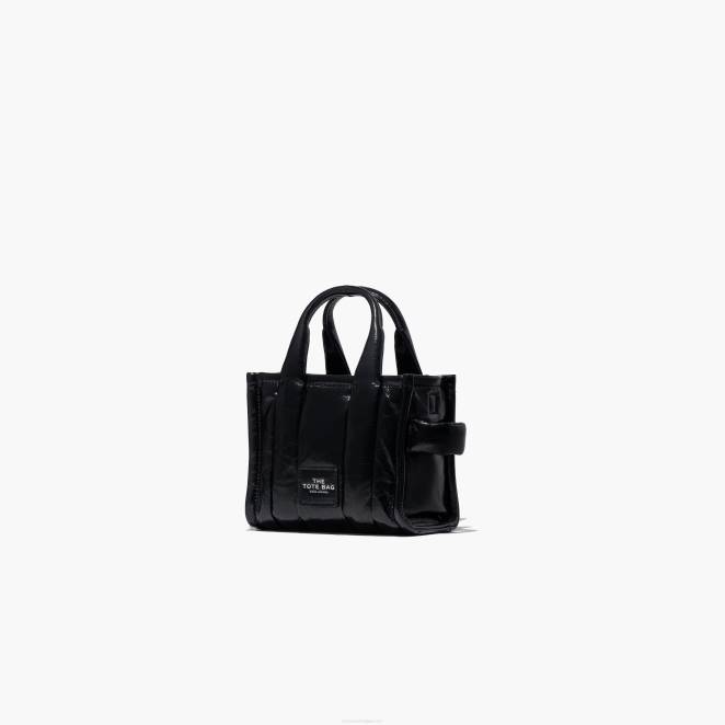 le micro fourre-tout froissé brillant Marc Jacobs R8NP115