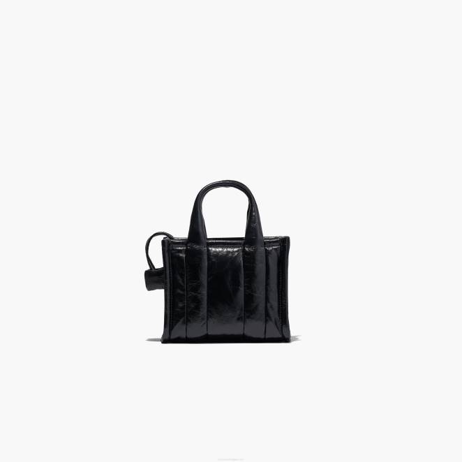 le micro fourre-tout froissé brillant Marc Jacobs R8NP115