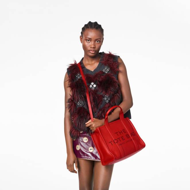 le sac fourre-tout moyen en cuir Marc Jacobs R8NP21