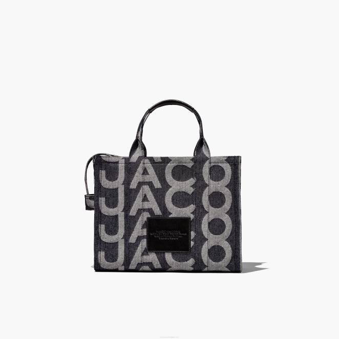 le sac fourre-tout moyen en denim à monogramme Marc Jacobs R8NP91