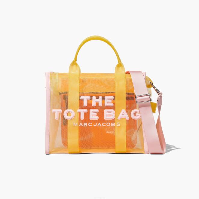 le sac fourre-tout moyen en filet à blocs de couleurs Marc Jacobs R8NP101