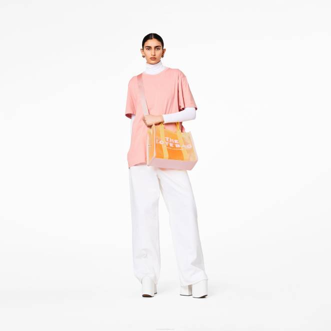 le sac fourre-tout moyen en filet à blocs de couleurs Marc Jacobs R8NP101